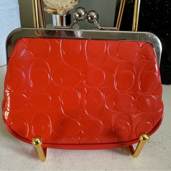 Coach rare, vintage kiss-lock coin purse, EUC - Picture 5 of 7
